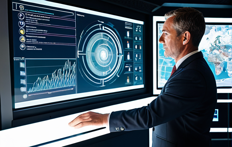 A highly professional male fire safety expert in a modest, modern business suit, standing in a sophisticated control room, interacting with a futuristic holographic display showing an intricate smart city urban plan with integrated fire safety systems. The expert is fully clothed, appropriate attire, safe for work, professional dress, perfect anatomy, correct proportions, natural pose, well-formed hands, proper finger count, natural body proportions. The scene is illuminated by soft, technical lighting, conveying a sense of advanced technology and proactive disaster prevention, professional photography, high quality, family-friendly.