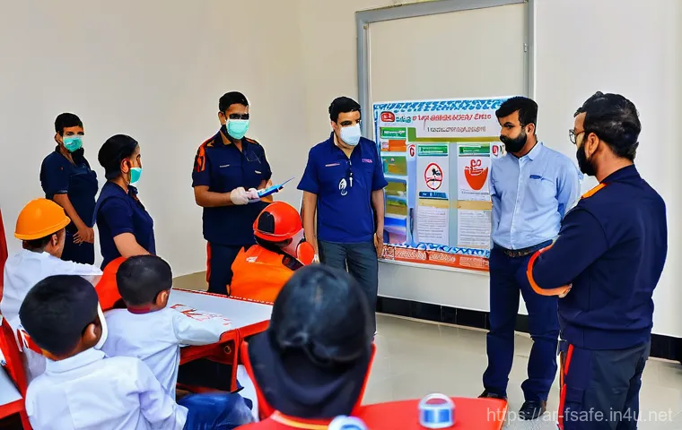 소방안전관리사 직무와 해외 사례 비교 - **Advanced AI & Robotics in Fire Prevention**
    "A futuristic, high-tech fire safety control cente...